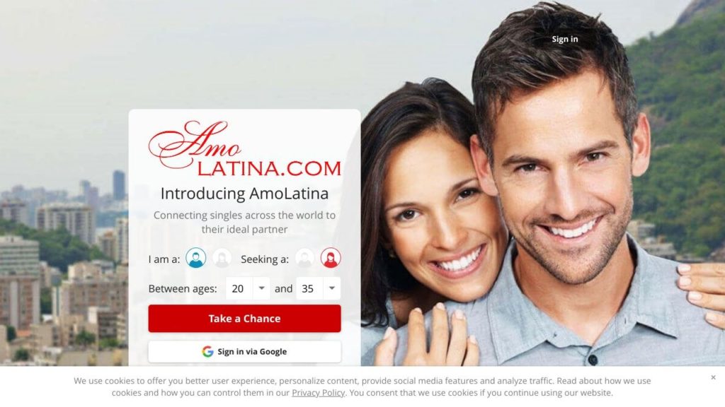 Amo Latina Website